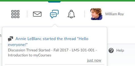 notify dropdown