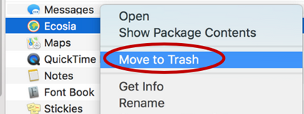Move to trash