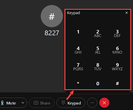 Press Keypad button to enter your PIN