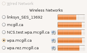 Ubuntu wireless settings