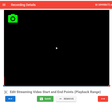 Trim your recording