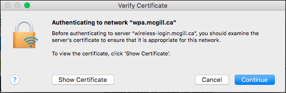 Verify certificate