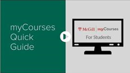 myCourses quick guide